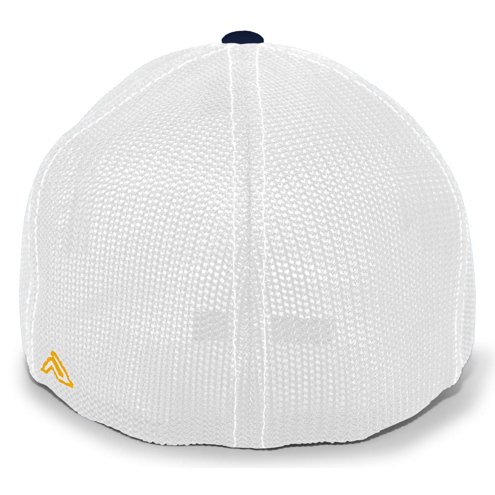 Casques Pacific, NSA Outline Series Navy Gold Flex Fit Hat : 404M-NAGD