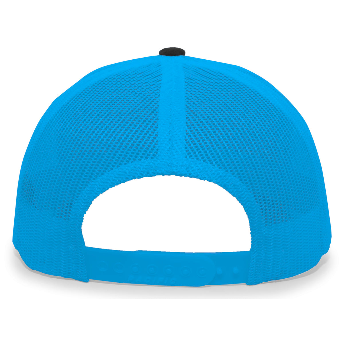 Casques Pacific, NSA Outline Series Neon Blue Snapback Hat : 104-BKNBBK