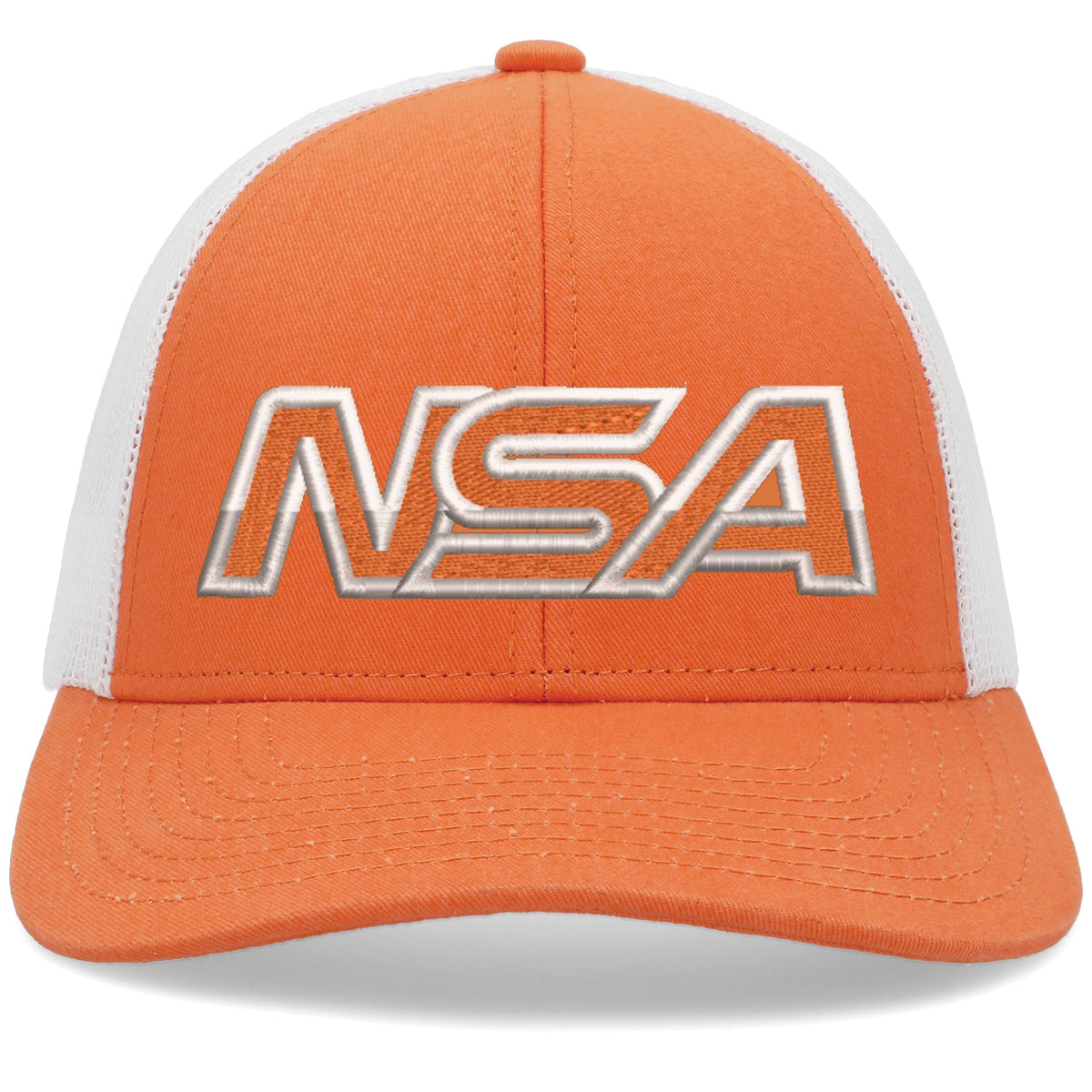 Casques Pacific, NSA Outline Series Orange Low-Pro Snapback Hat : P114-TNGWH