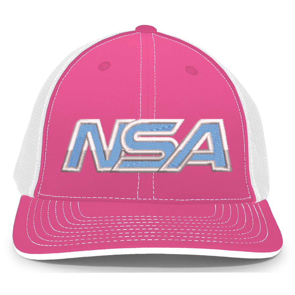 Casques Pacific, NSA Outline Series Pink Flex Fit Hat : 404M-PKCOWH