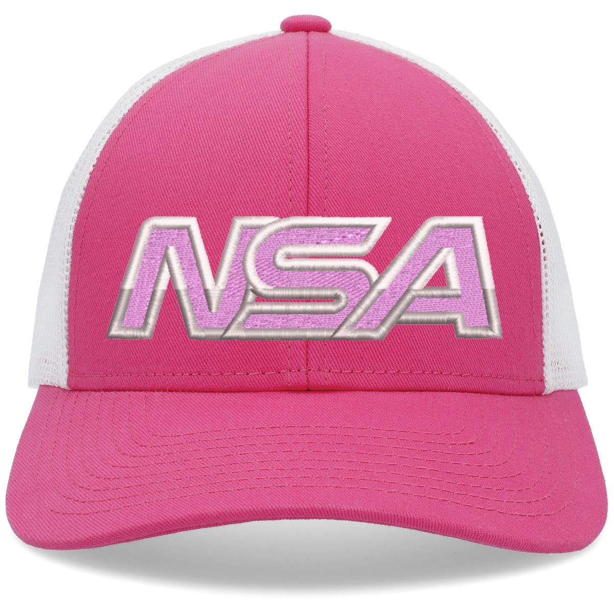 Casques Pacific, NSA Outline Series Pink Low-Pro Snapback Hat : P114-PKWH