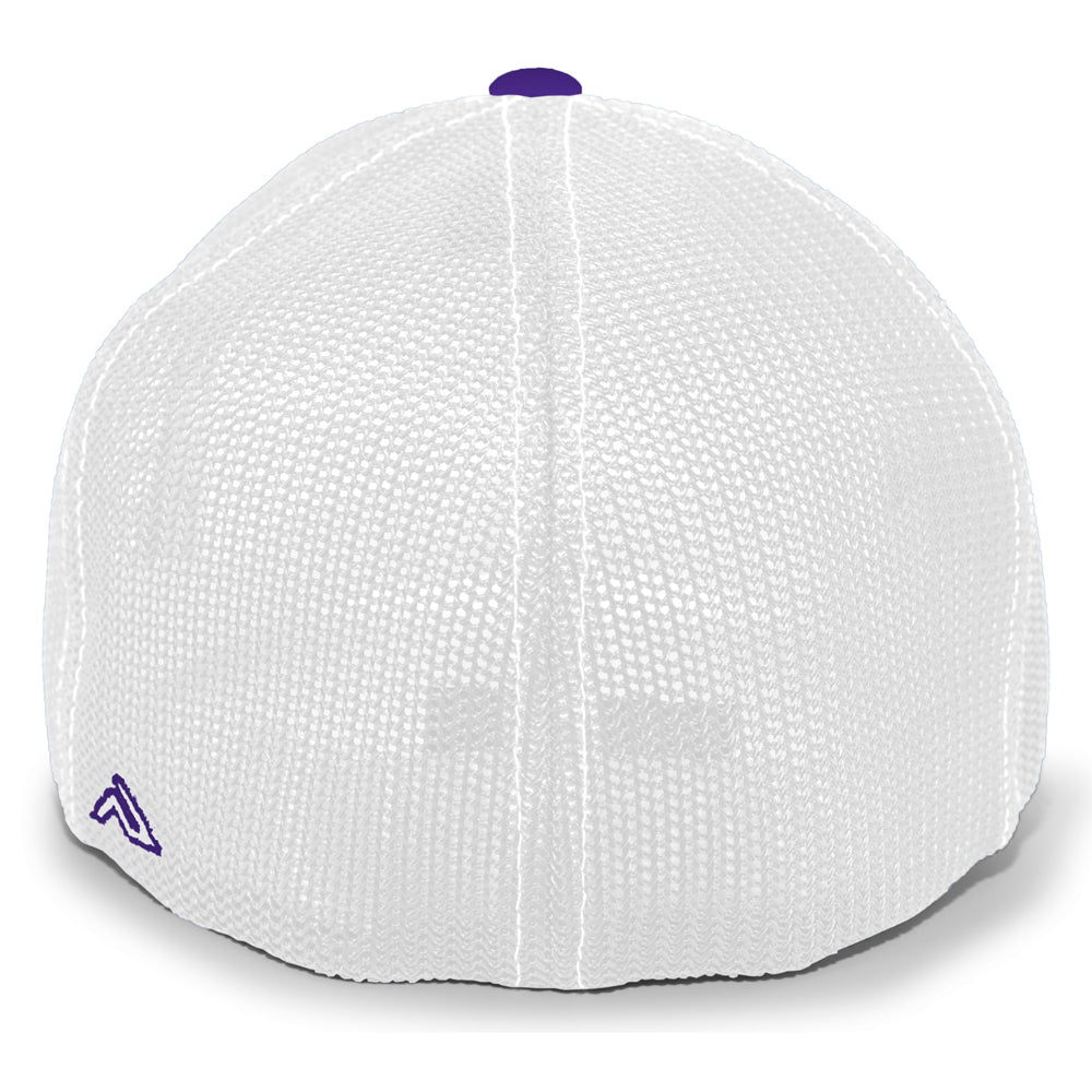 Casques Pacific, NSA Outline Series Purple Flex Fit Hat : 404M-PUWH