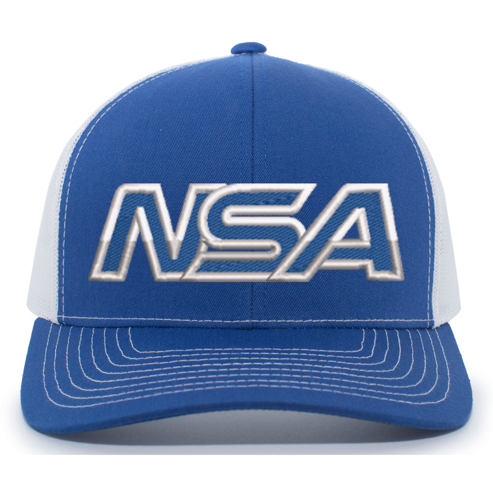 Casques Pacific, NSA Outline Series Royal Snapback Hat : 104-ROWH