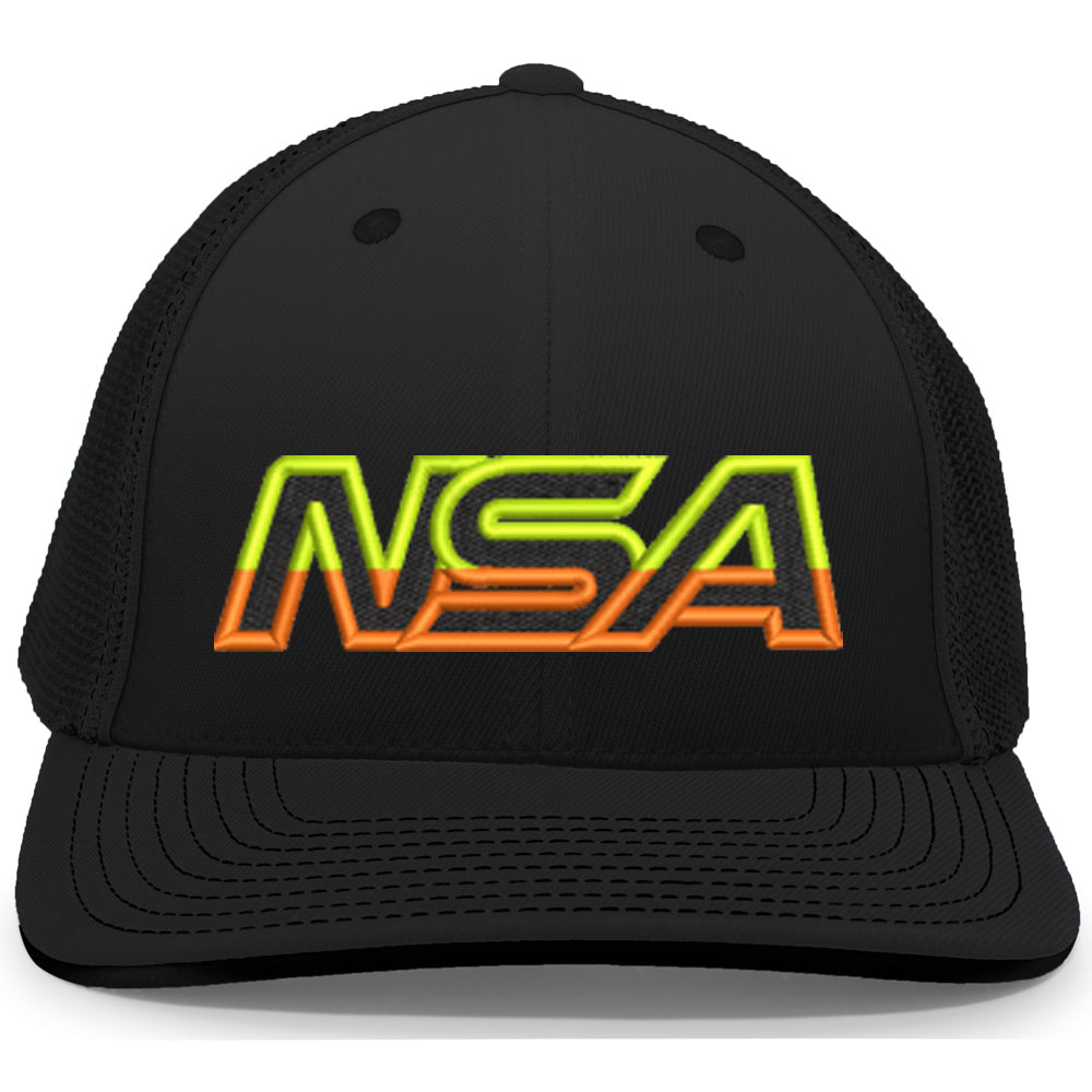 Casques Pacific, NSA Outline Series SUNRISE Flex Fit Hat : 404M-BKNYNO