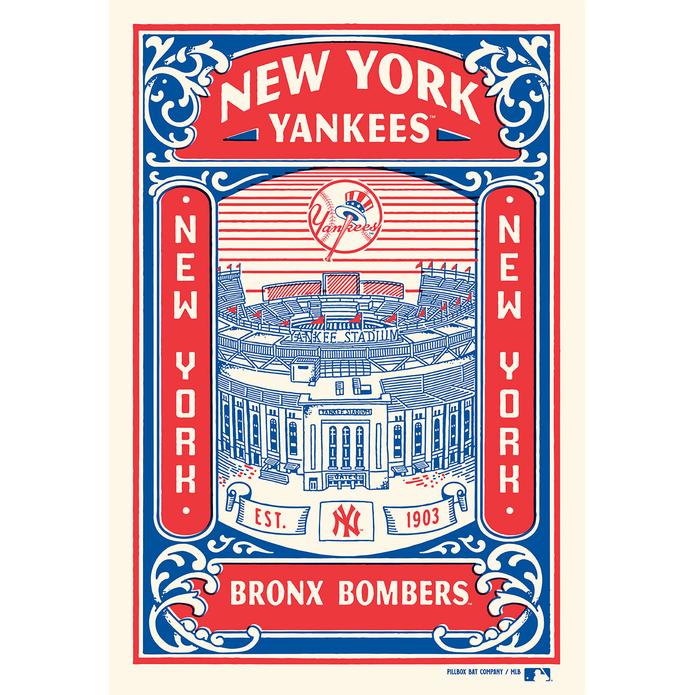 MLB, New York Yankees "Yankee Stadium" - Sérigraphie (MLB)