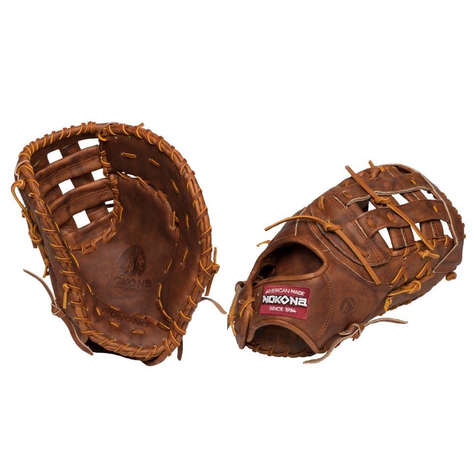 Nokona, Nokona Walnut WN70 Adulte Baseball-Softball Mitaine de 1ère base 13".