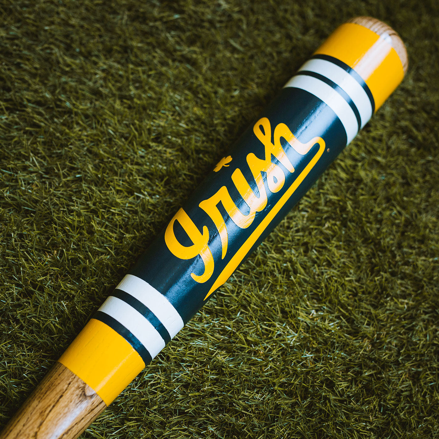 Notre Dame, Notre Dame - Batte de baseball en bois "Irish Stripe