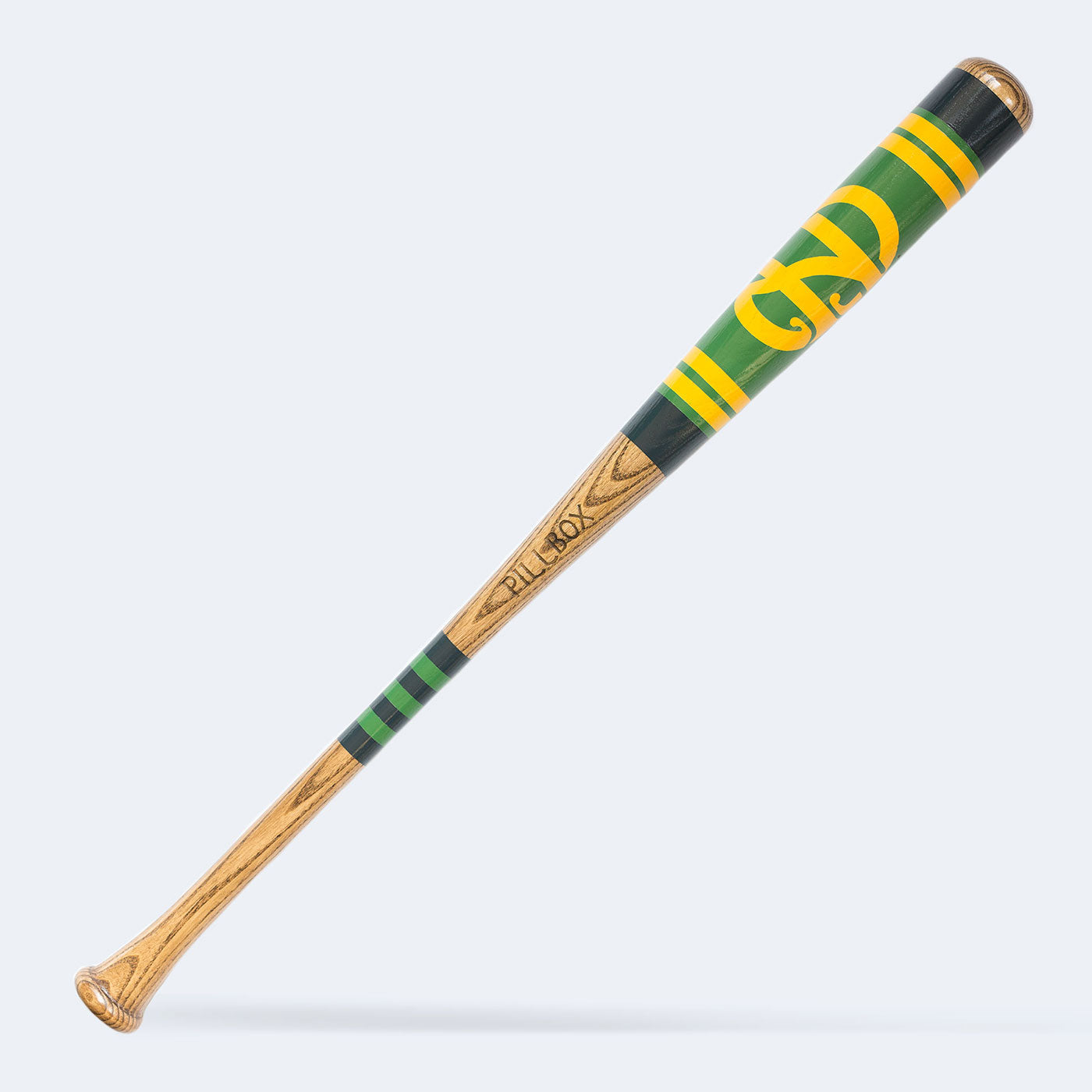 Notre Dame, Notre Dame - "Vintage ND Circle Green" Batte de baseball en bois