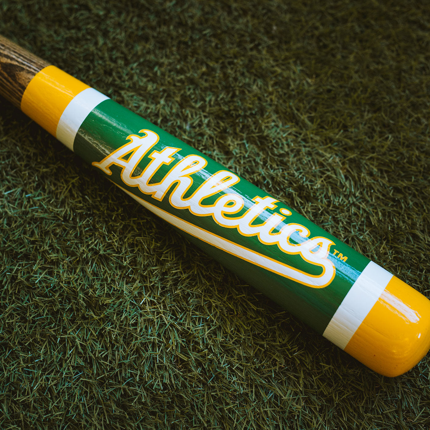 MLB, Oakland Athletics - Batte d'art peinte (MLB)