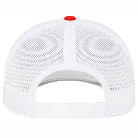 Casques Pacific, Pacific Headwear Casquette Holly Scarlet / White Snapback : 104C-SCWH-SL