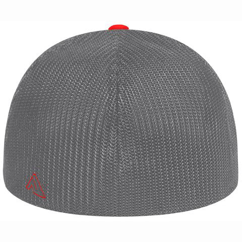 Casques Pacific, Pacific Headwear Chapeau Flex Fit Holly Red / Graphite : 404M-RDGR