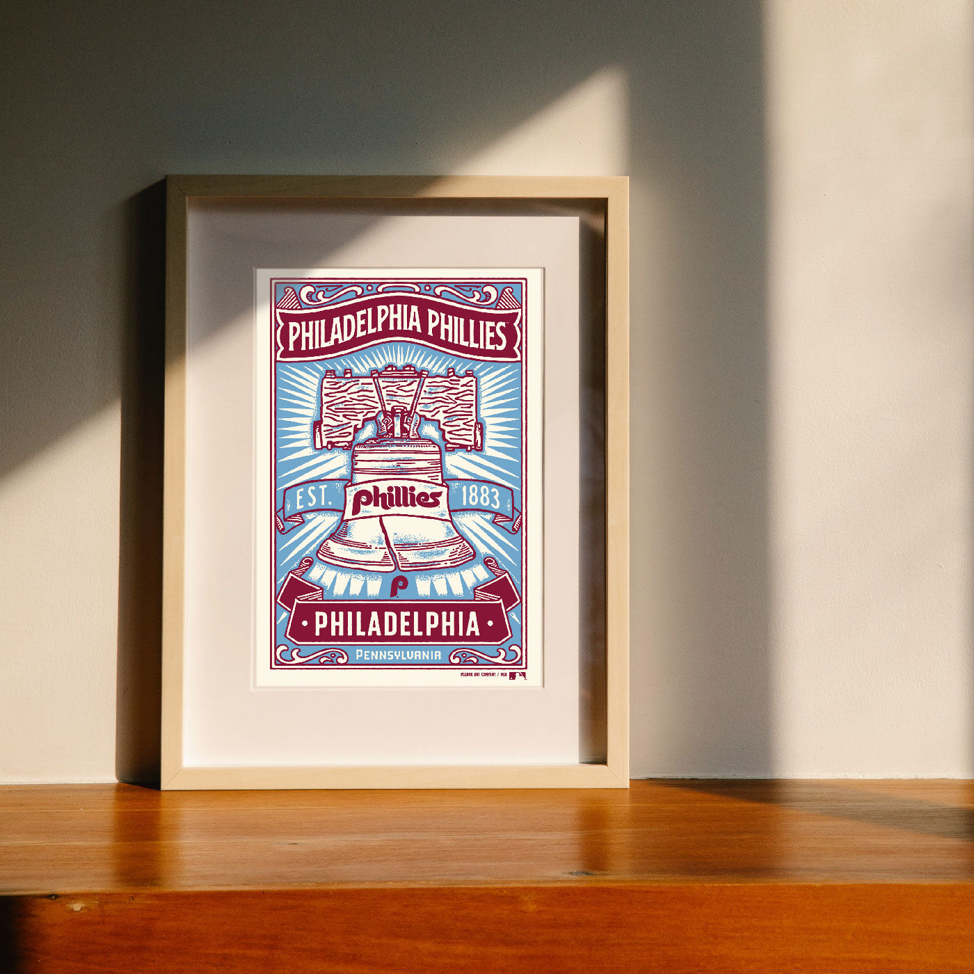 MLB, Philadelphia Phillies "Liberty Bell" - Sérigraphie (MLB)