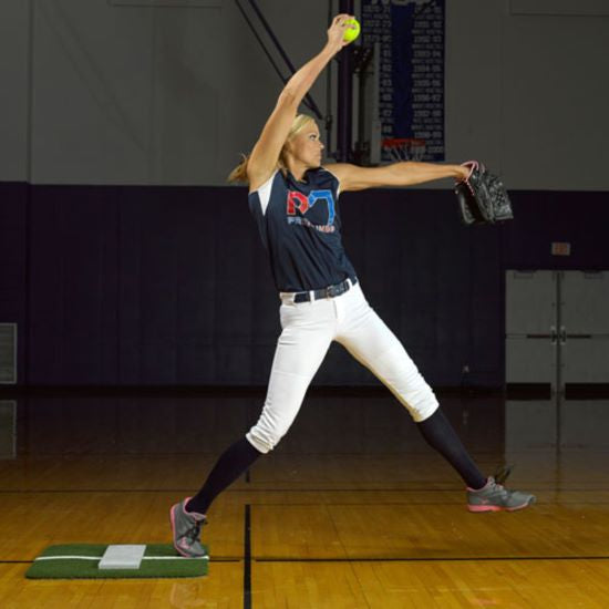 On-Deck Sports, ProMounds Jennie Finch Tapis de Lancer de Softball avec Powerline