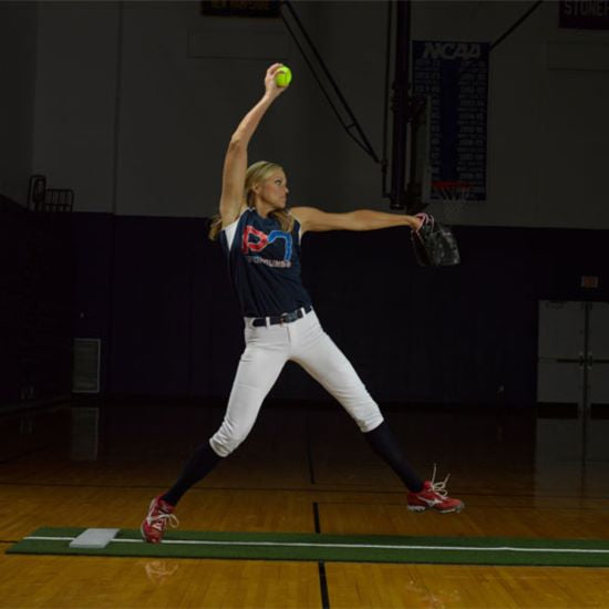 On-Deck Sports, ProMounds Jennie Finch Tapis de Lancer de Softball en Mousse avec Powerline