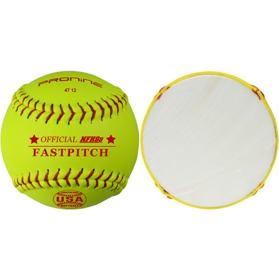 Pronine, ProNine USA/NFHS Softball en cuir 12" (en anglais)