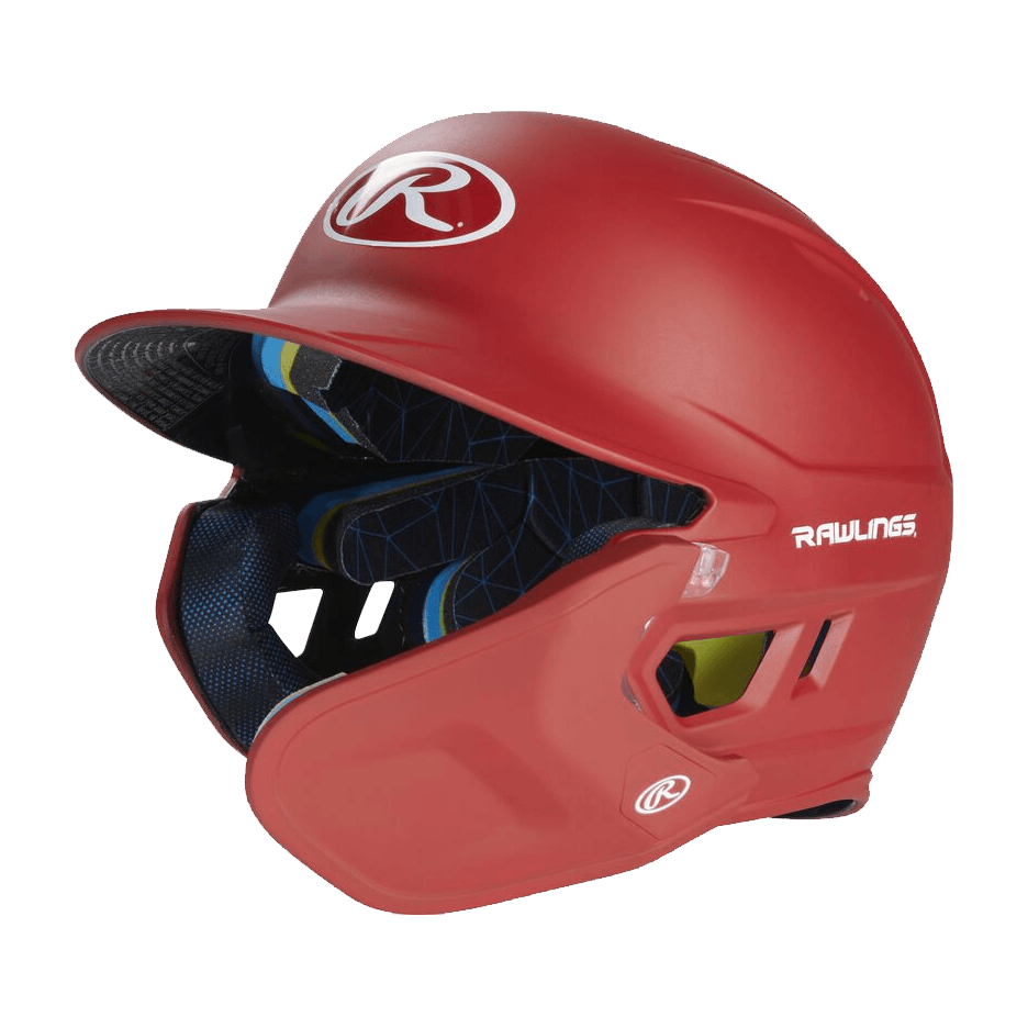 Rawlings, Rawlings Mach Adjust Senior Matte Baseball Batting Helmet with Adjustable Face Guard : MA07S