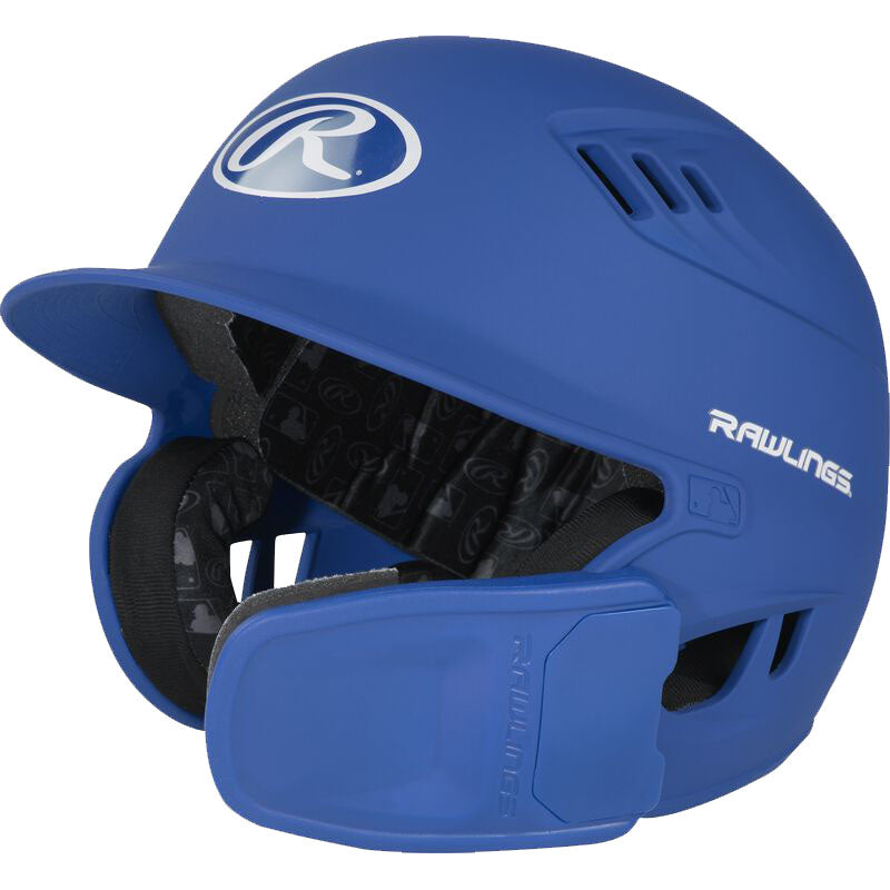 Rawlings, Rawlings R16 Matte Batting Helmet with Universal Jaw Guard : R6R07