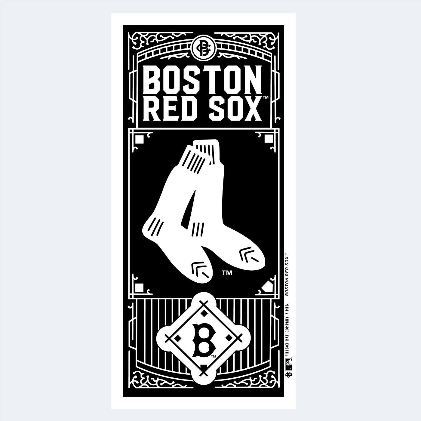 MLB, Red Sox "1924-60" - Sérigraphie (MLB)