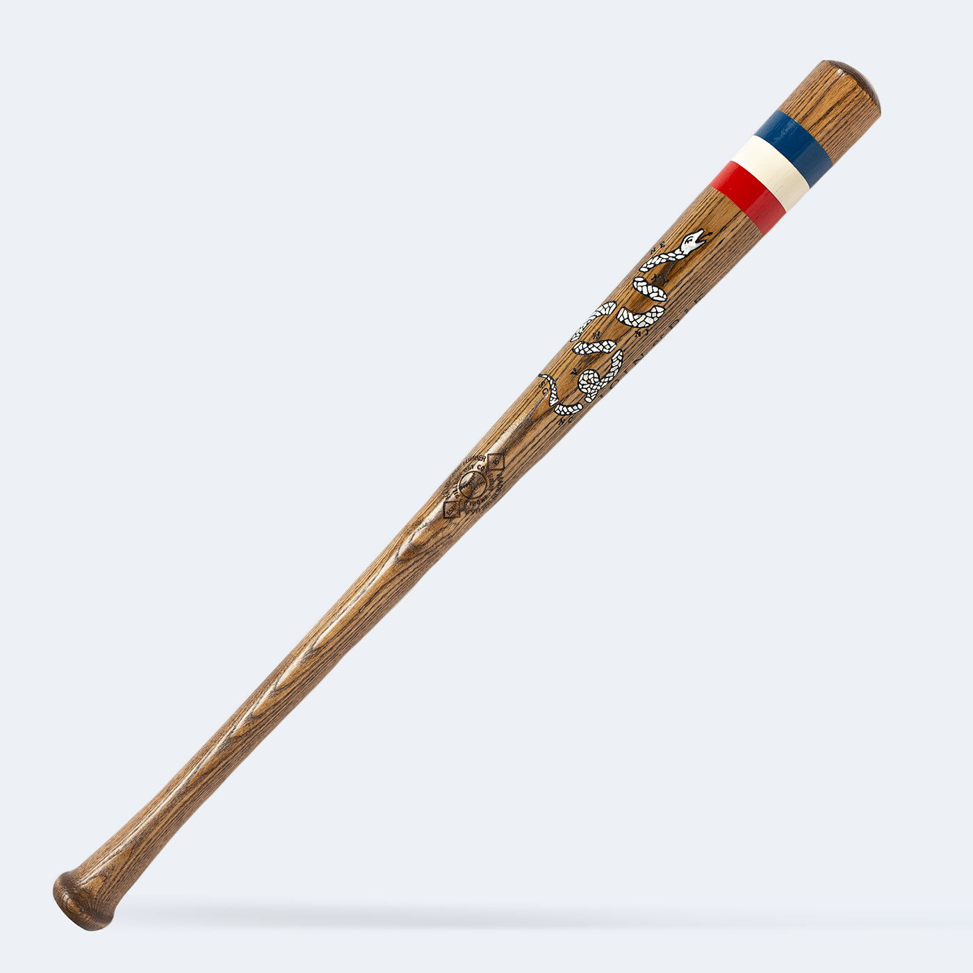 Pillbox Bat Co., "Rejoindre ou mourir" - Rouge, blanc et bleu