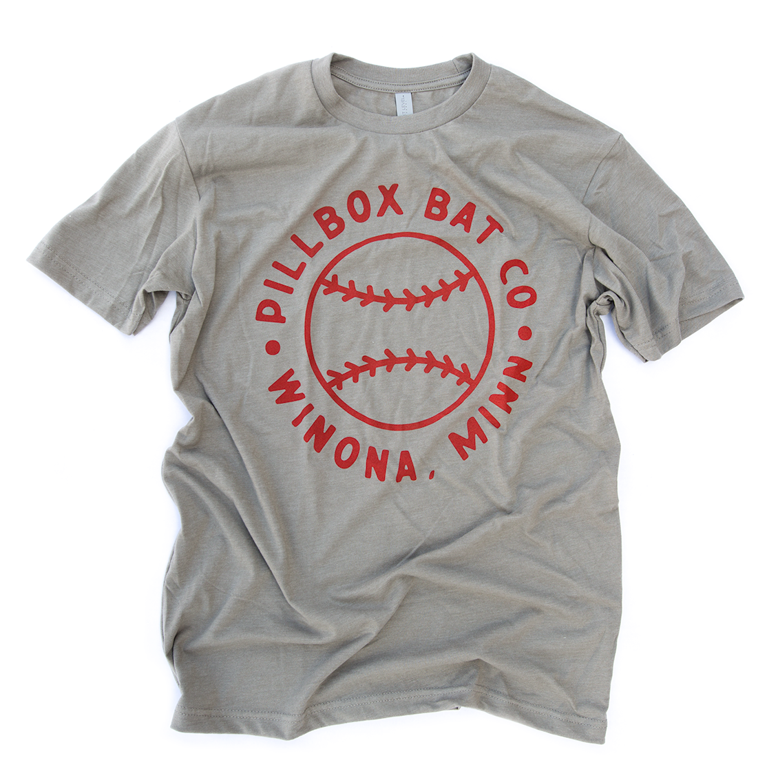 Pillbox Bat Co., Tee-shirt Circle Pillbox (gris)