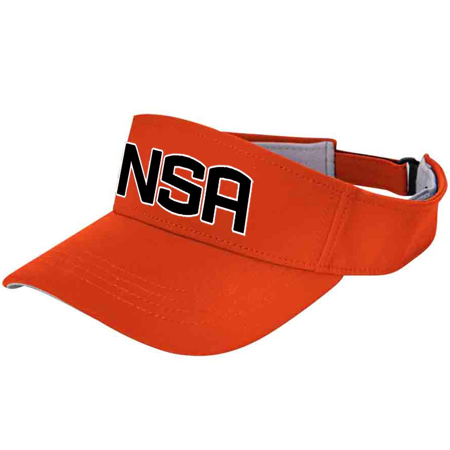 Champro Sports, Visière orange de la série classique NSA : HV6-OR-BW