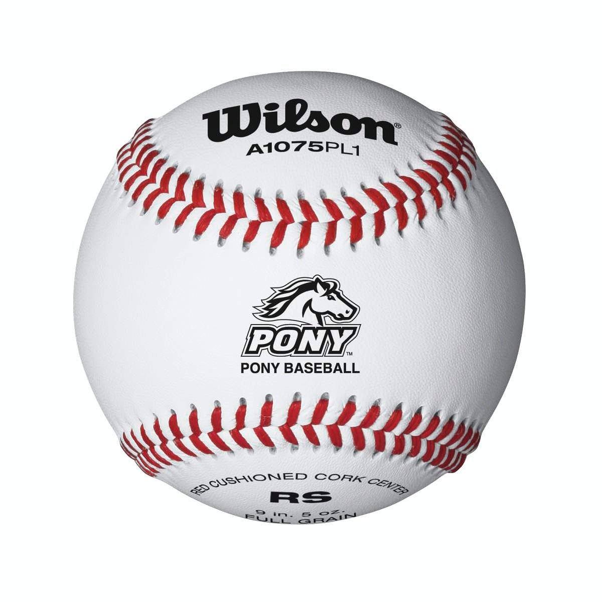 Wilson Sporting Goods, Wilson A1075BPL1 Pony Baseball (douzaine)