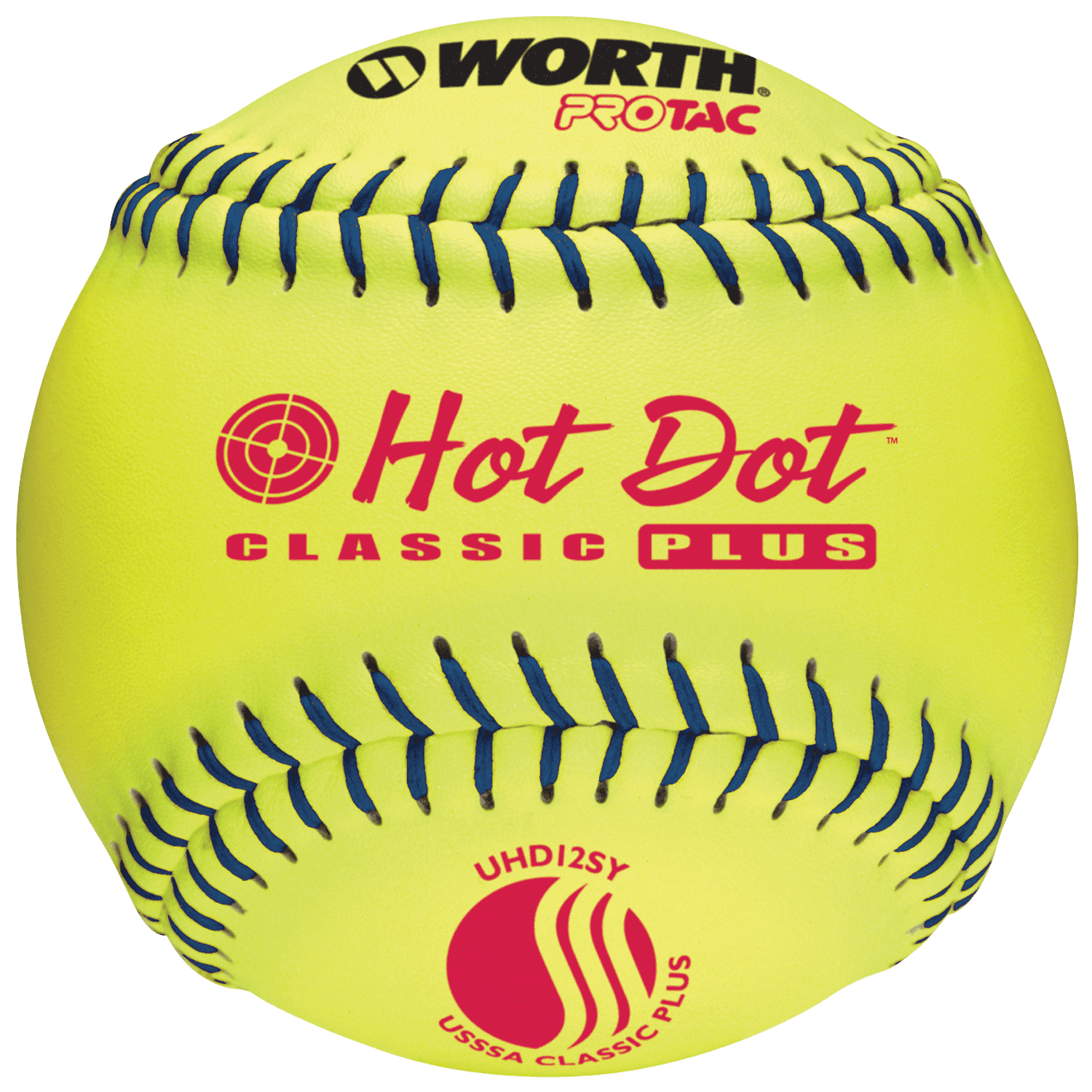 Valeur, Worth Hot Dot Pro-Tac .52-275 USSSA Softball 12 pouces (Douzaine) : UHD12SY